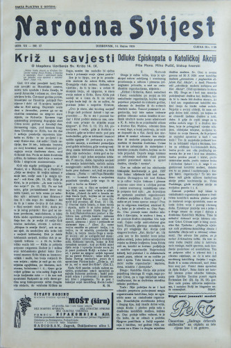 Narodna svijest, 1938/37
