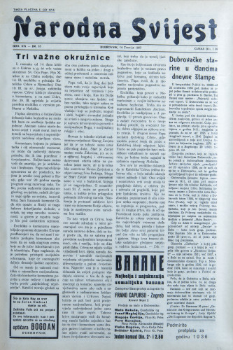 Narodna svijest, 1937/15
