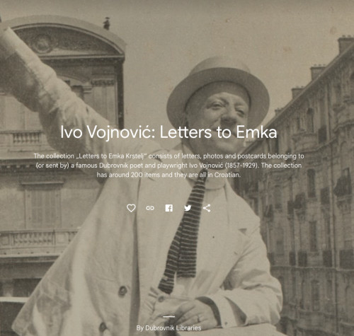 Ivo Vojnović : Letters to Emka