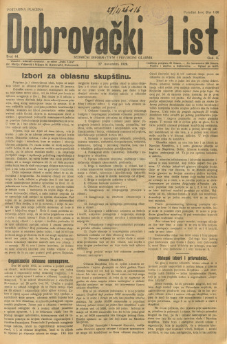 Dubrovački list/44