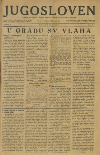 Jugosloven/38