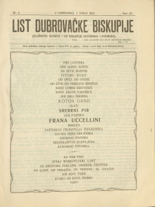 List Dubrovačke biskupije 1920/4