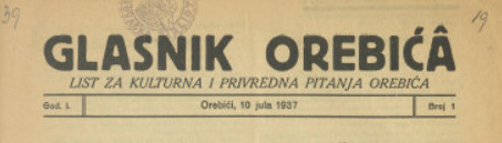 Glasnik Orebića 1937.