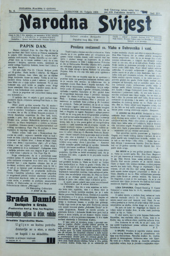 Narodna svijest, 1932/6