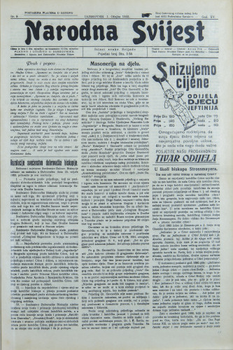 Narodna svijest, 1933/9