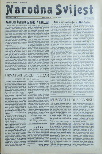 Narodna svijest, 1940/43
