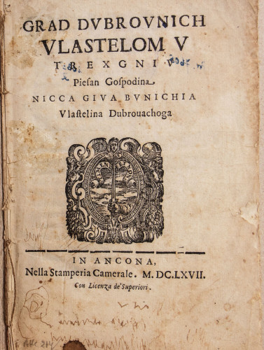 Grad Dvbrovnich vlastelom v trexgniv / piesan gospodina Nicca Giva Bvnichia vlastelina dubrouachoga