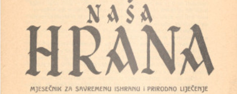 Naša hrana (1935.-1939.)