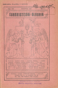 Euharistijski glasnik/8-1931