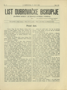 List Dubrovačke biskupije 1919/5