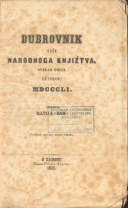 Dubrovnik: cviet narodnog književstva/3