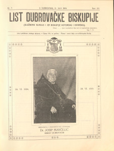 List Dubrovačke biskupije 1919/7