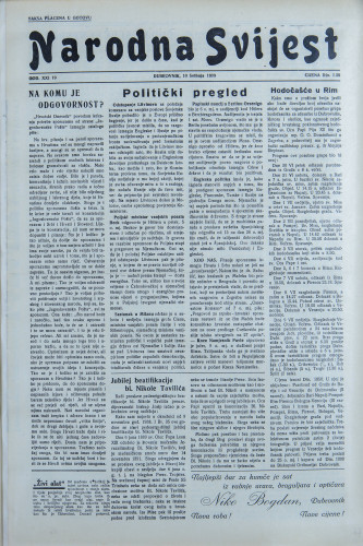 Narodna svijest, 1939/19