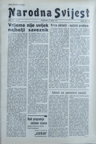 Narodna svijest, 1939/13