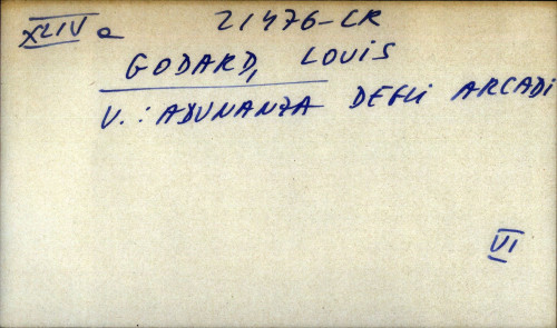 Godard, Louis - UPUTNICA