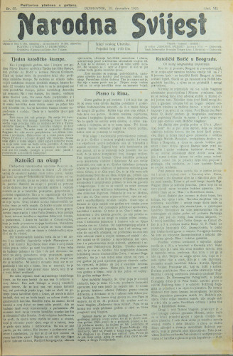 Narodna svijest, 1925/53