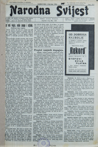 Narodna svijest, 1934/1