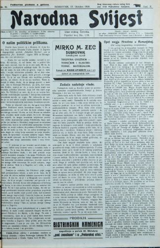 Narodna svijest, 1928/42