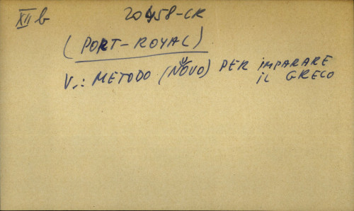 (Port-Royal) - opća uputnica