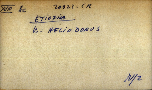 Etiopija - uputnica