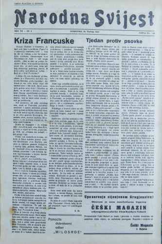 Narodna svijest, 1938/4
